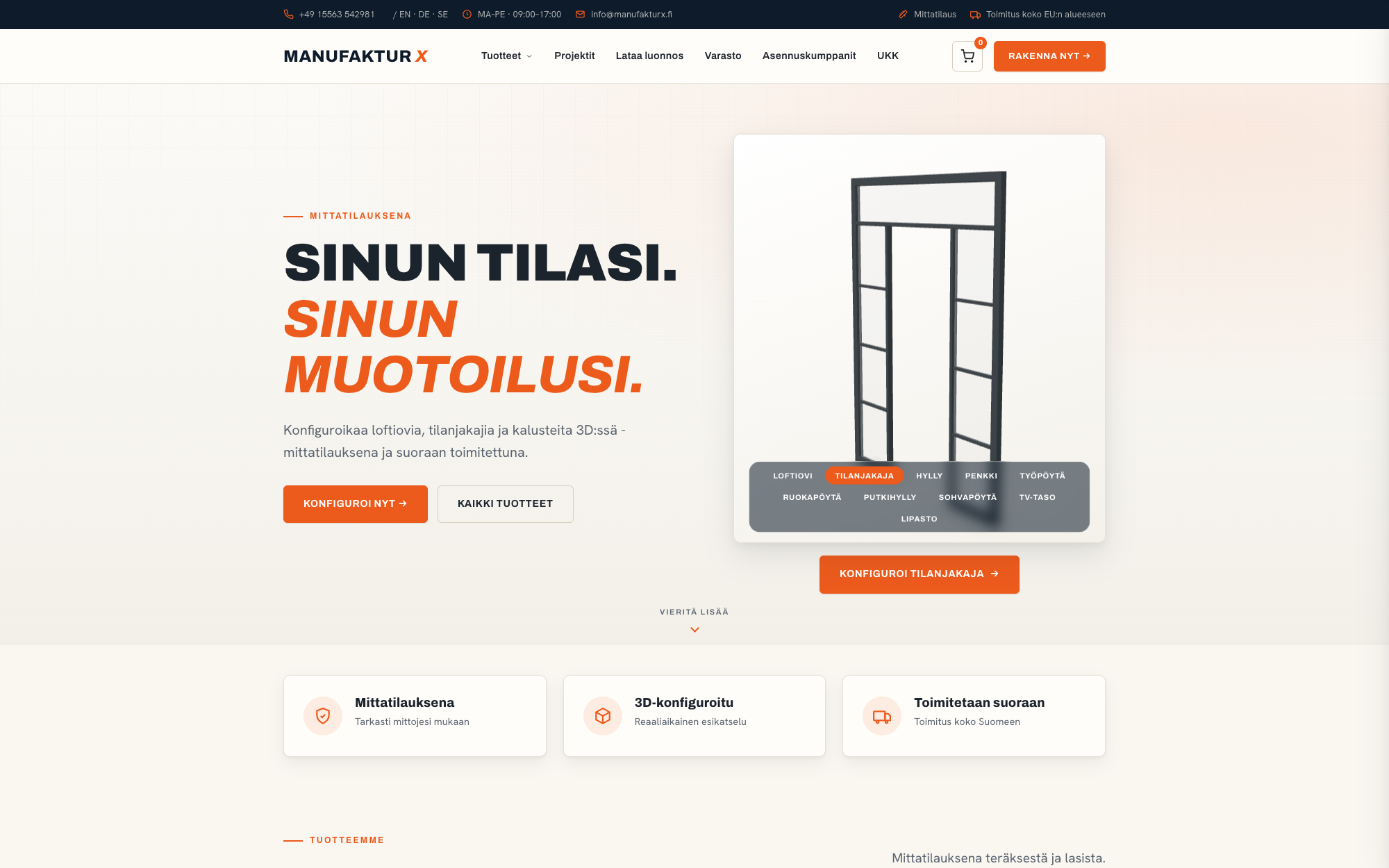 Manufaktur X - mittatilaustyönä valmistetut huonekalut teräksestä, lasista ja massiivipuusta 3D-konfiguraattorissa - Sitzbank