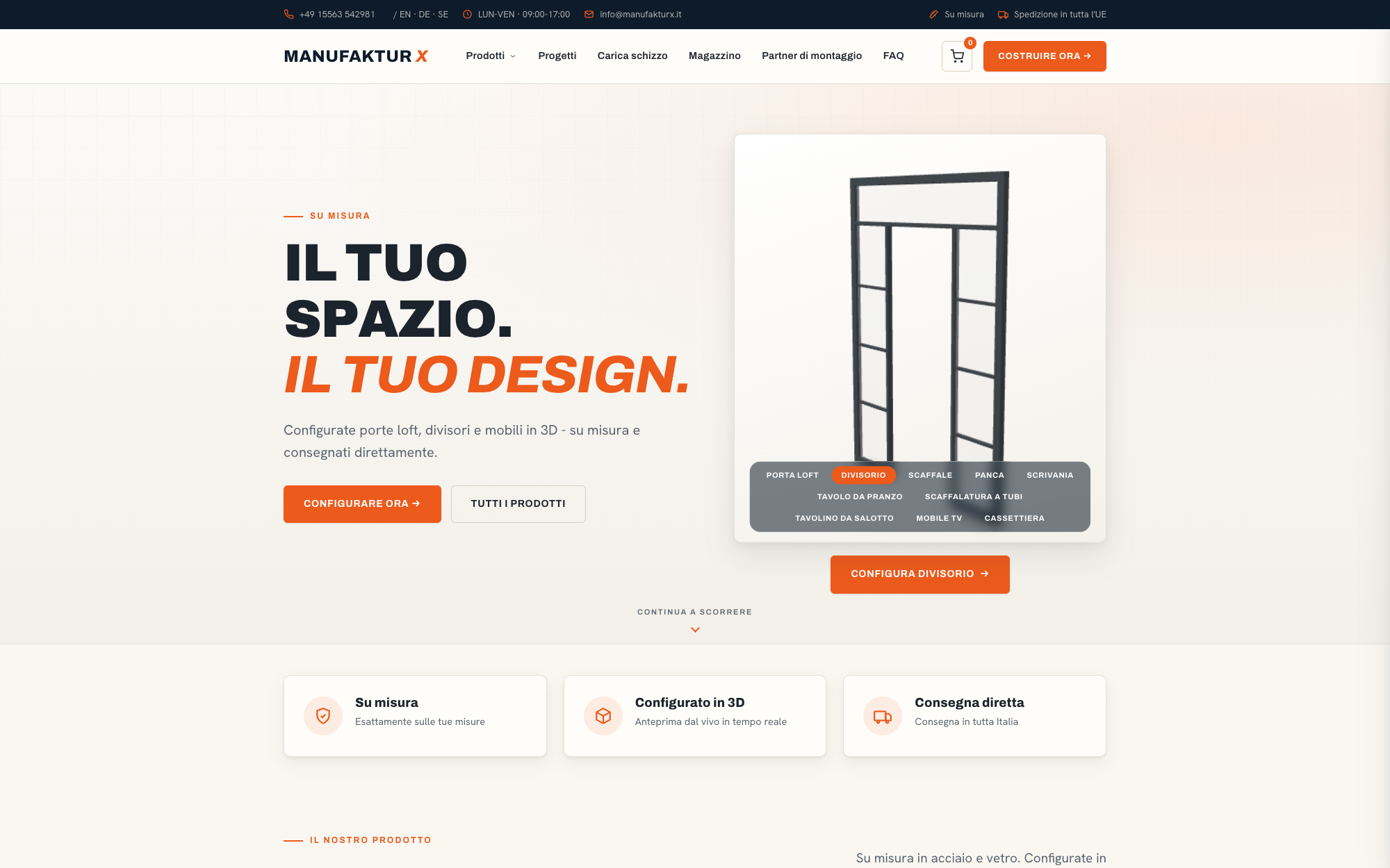 Manufaktur X - mobili su misura in acciaio, vetro e legno massello nel configuratore 3D - Esstisch