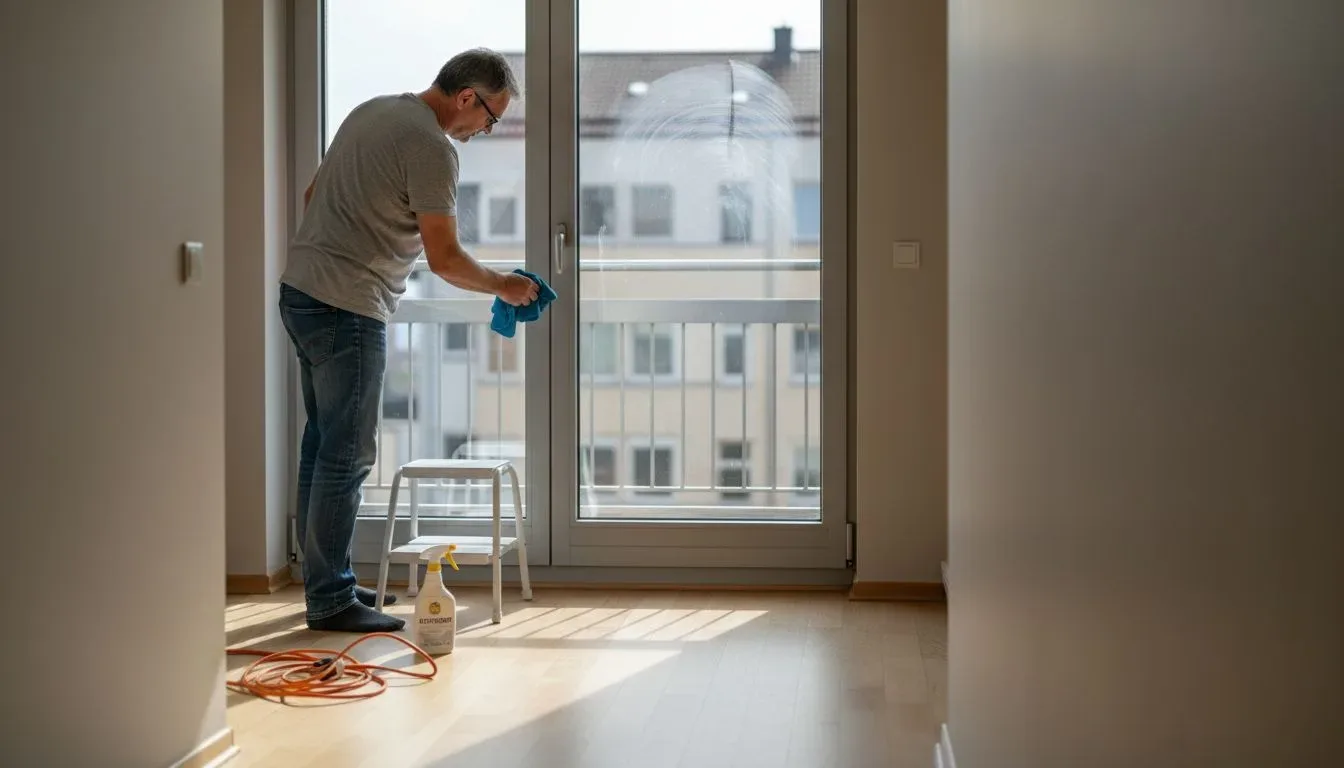 Loft Door Cleaning & Care: Streak-Free Glass, Frame & Hinges