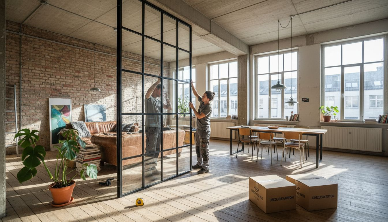 Loftdörr som rumsavdelare – Skandinavisk elegans möter praktisk design