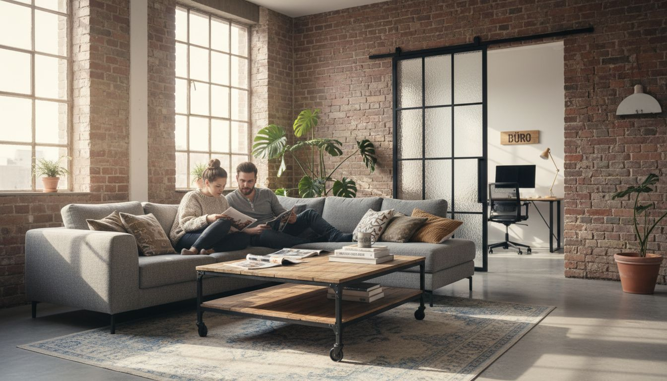 Loft-asumistyyli - Teollisuuscharmi kohtaa modernin asumisen