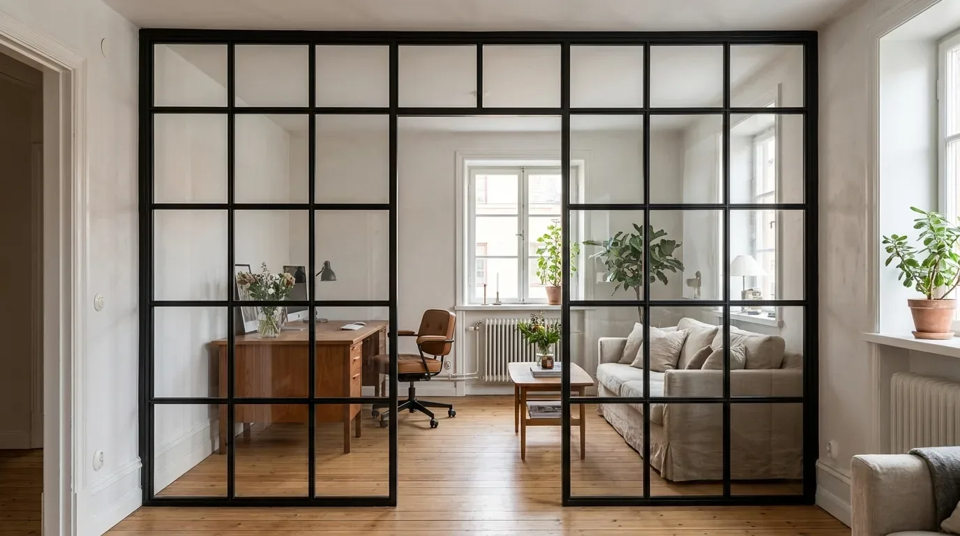 Cloison acier et verre sur mesure : configuration, prix et pose