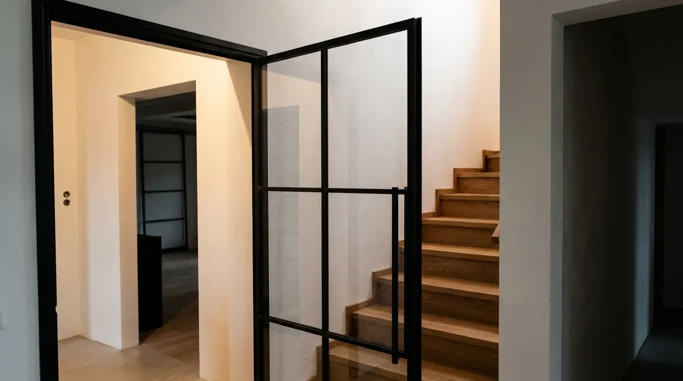Qu'est-ce qu'une porte loft ? Définition, matériaux, types de verre et conseils de mesure - le guide complet