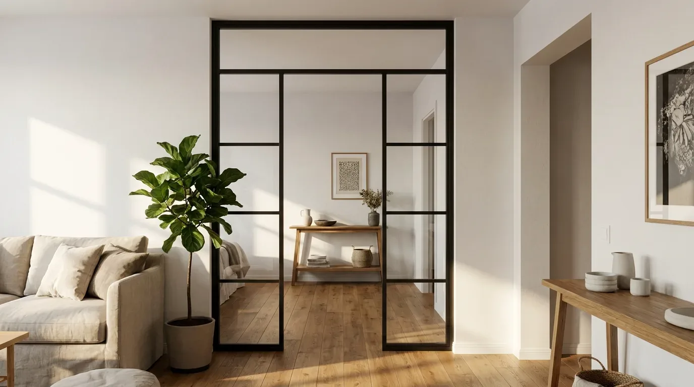Romdeleren som møbelstykke: glass, sprosser, farge og proporsjon